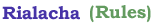Rialacha (Rules)